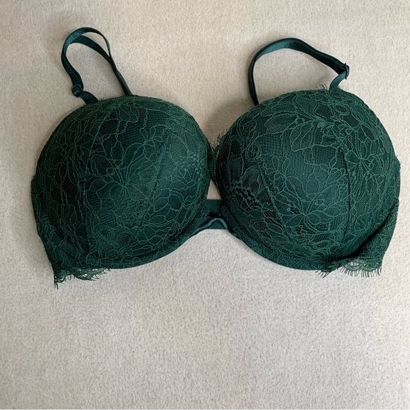 Victoria's Secret Other - Victoria’s secret Very Sexy Push-Up forest green bra size‎ 34D